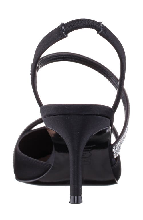 Nina Nela Slingback Pointed Toe Pump In Black