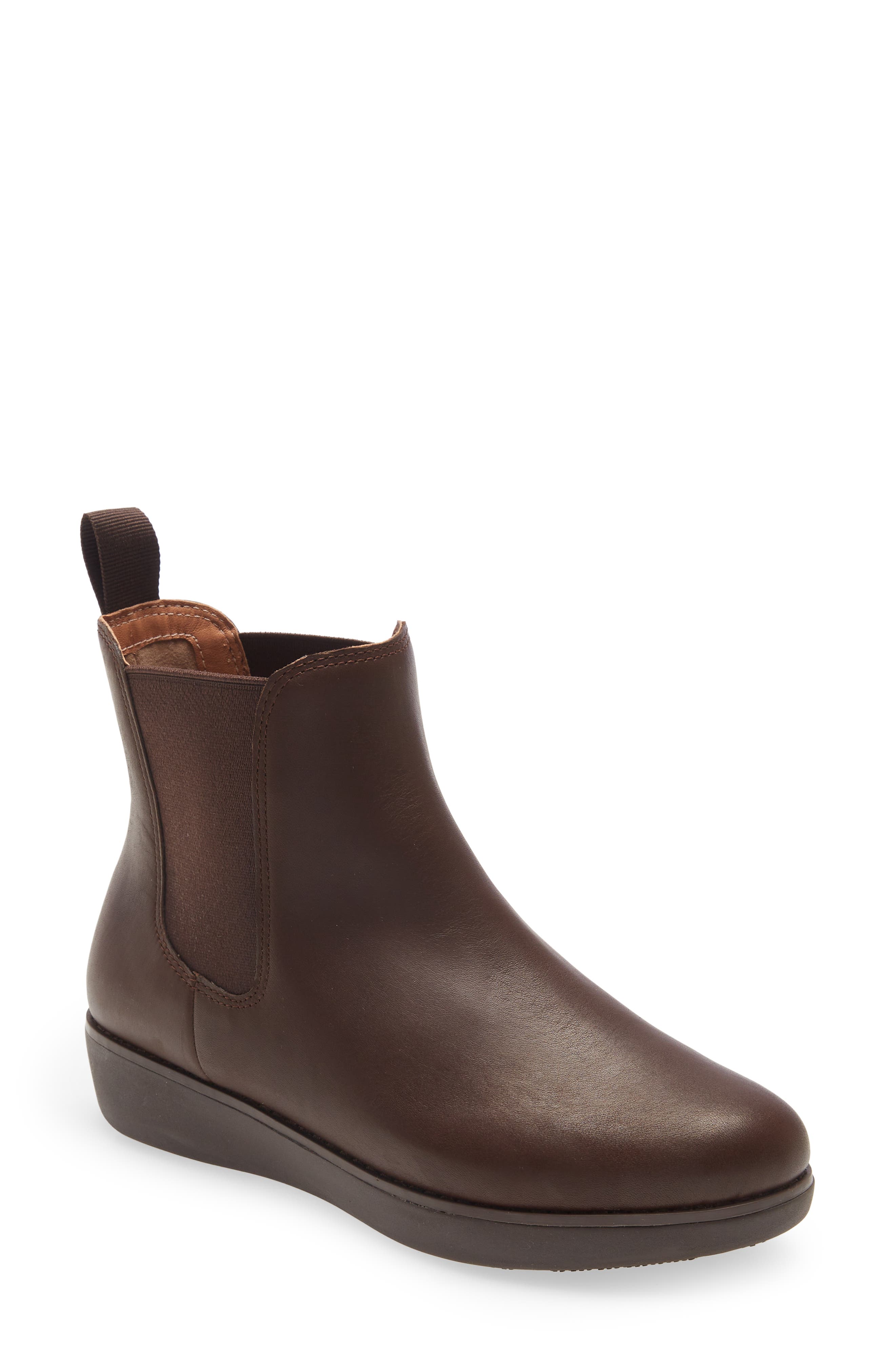 fitflop brown leather boots