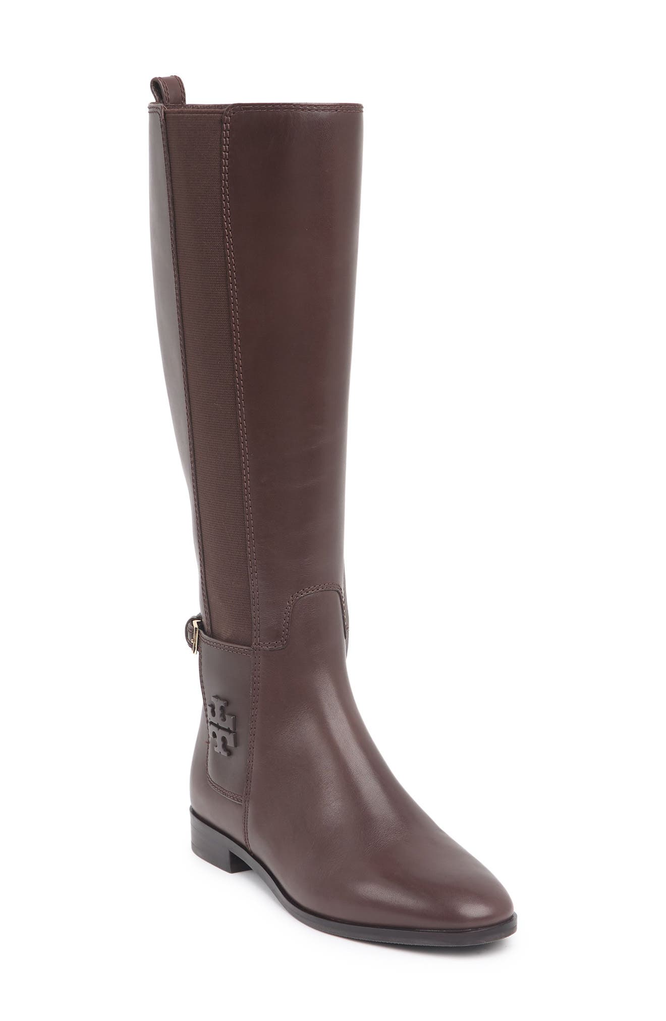 Tory Burch Wyatt Leather Riding Boot 