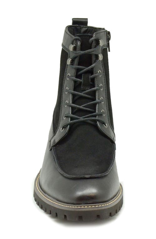 La Milano Hearth Ii Combat Boot In Black