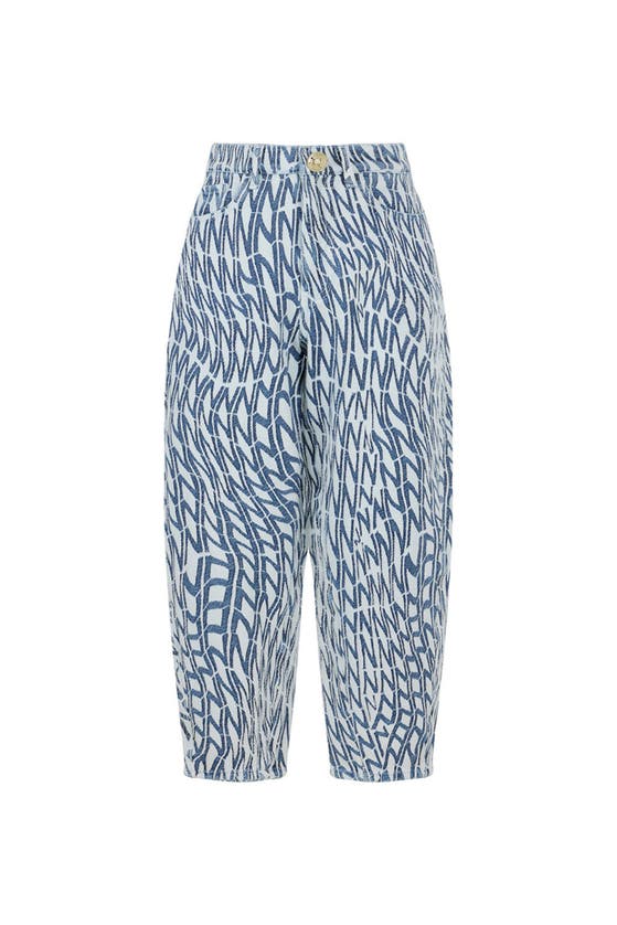 Shop Nocturne Printed Mom Jeans In Multi-colored