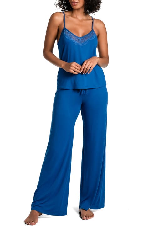Women's Layla Bridal Short Sleeve Pajama Shirt & Pajama Boxer Shorts Sleep  Set
