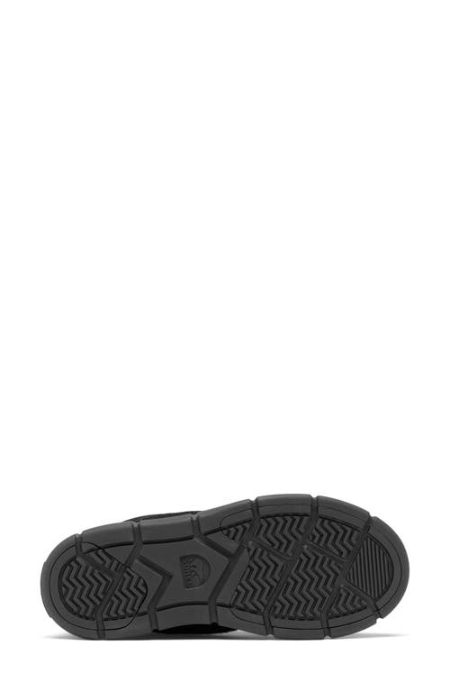 Sorel Explorer Iii Joan Waterproof Slip-on Boot In Black/sea Salt