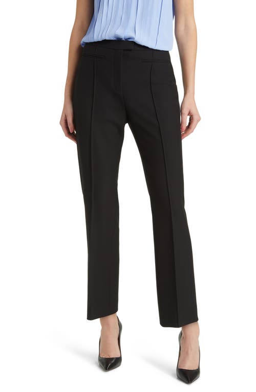 BOSS Tizora Slim Fit Pants Black at Nordstrom,