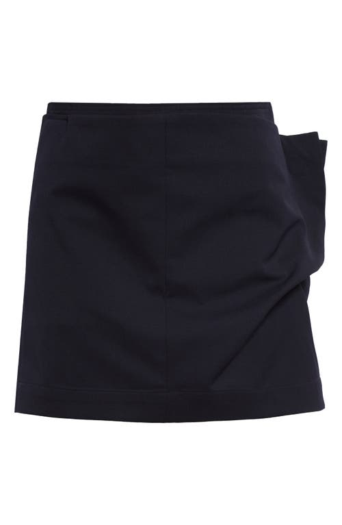 Double Layer Miniskirt in Navy