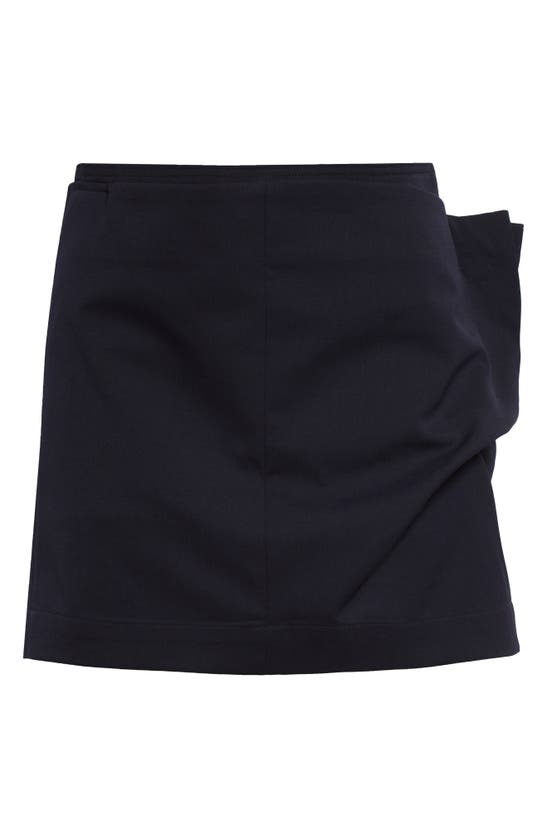 Shop Commission Double Layer Miniskirt In Navy