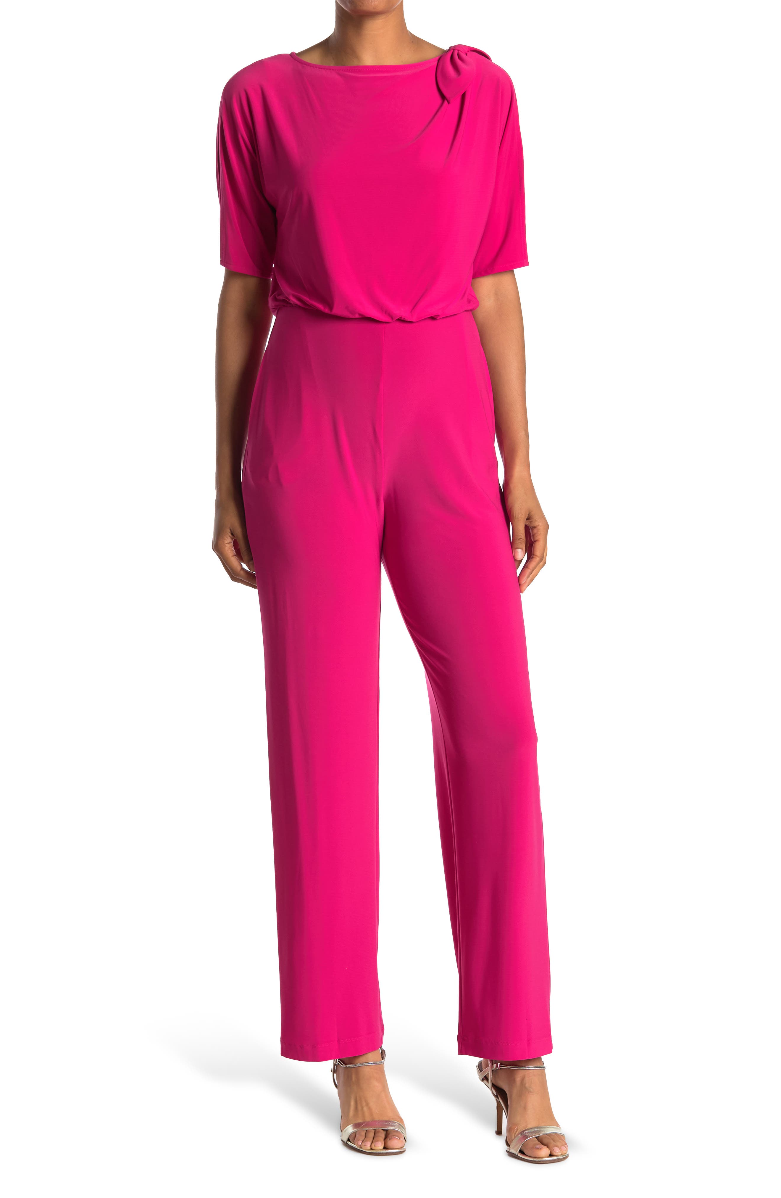 vince camuto pink jumpsuit