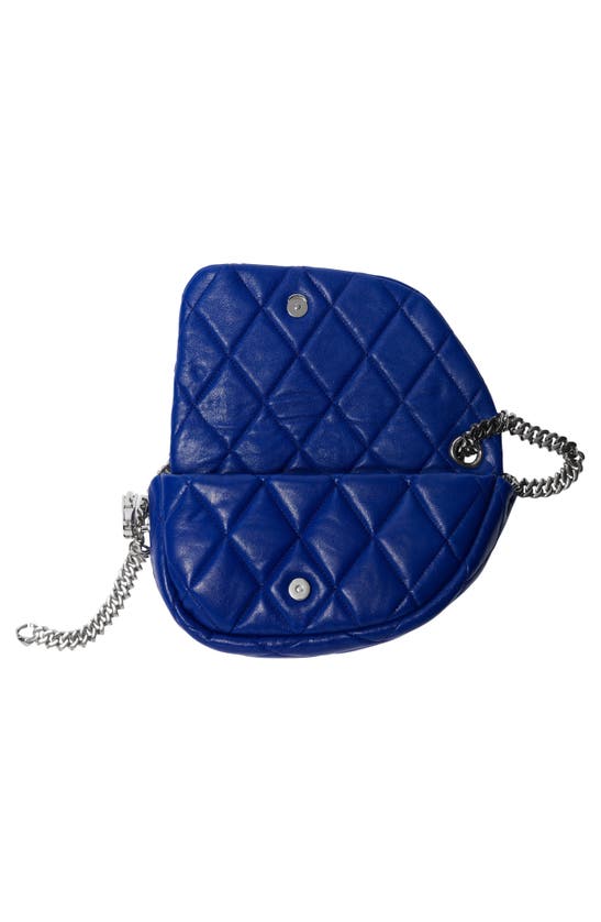 Shop Burberry Small Shield Quilted Leather Shoulder Bag In Knight