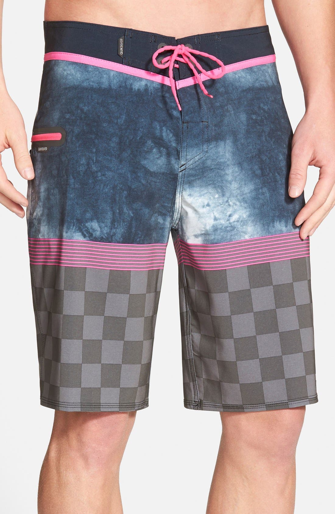 Quiksilver 'AG47 Check Trip' Board Shorts Nordstrom