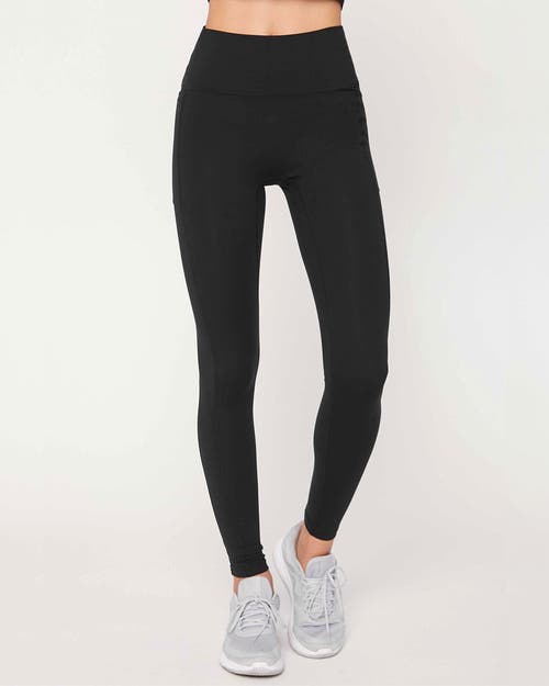 Shop Rebody Active Explore Pocket Cloudlux Legging 26" In Metropolis Black