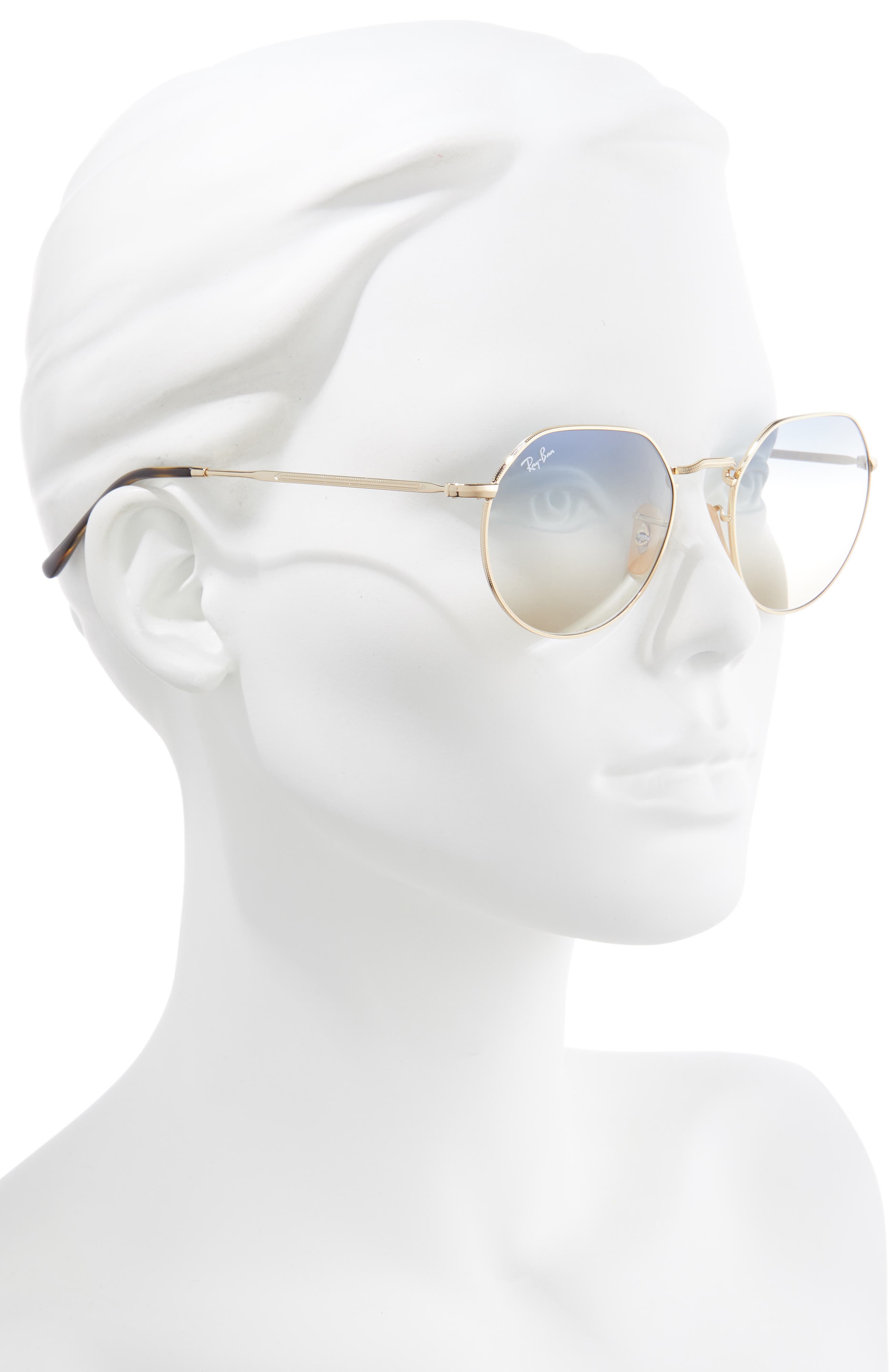 ray ban clear gradient blue