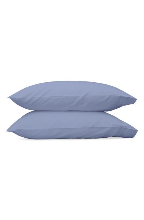 Matouk Nocturne 600 Thread Count Set of 2 Pillowcases in Azure at Nordstrom, Size Standard