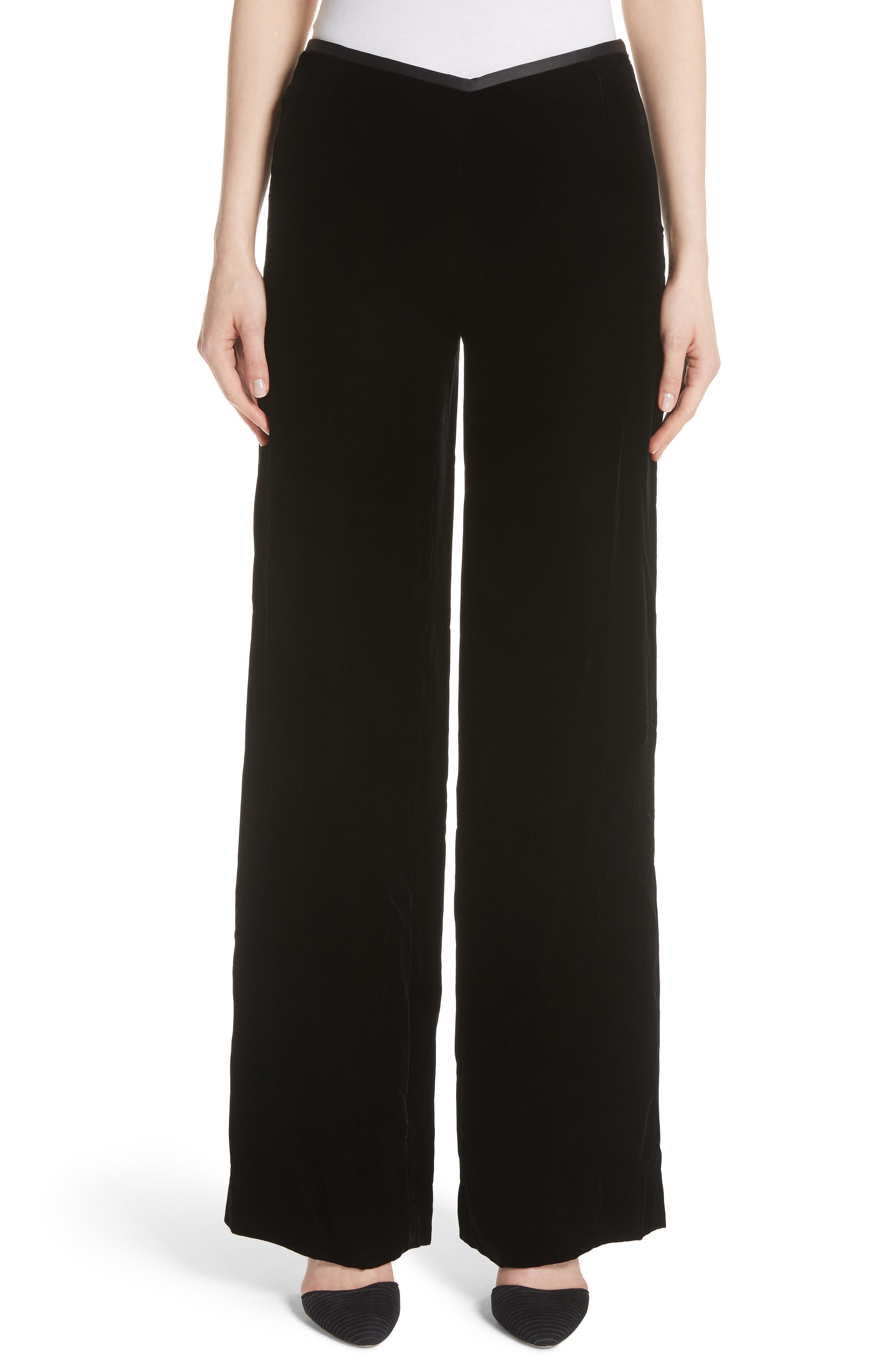 nordstrom velvet pants