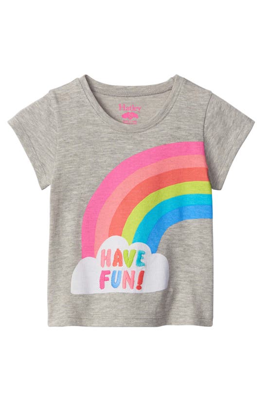 Hatley Babies' Have Fun Graphic Tee In Gray
