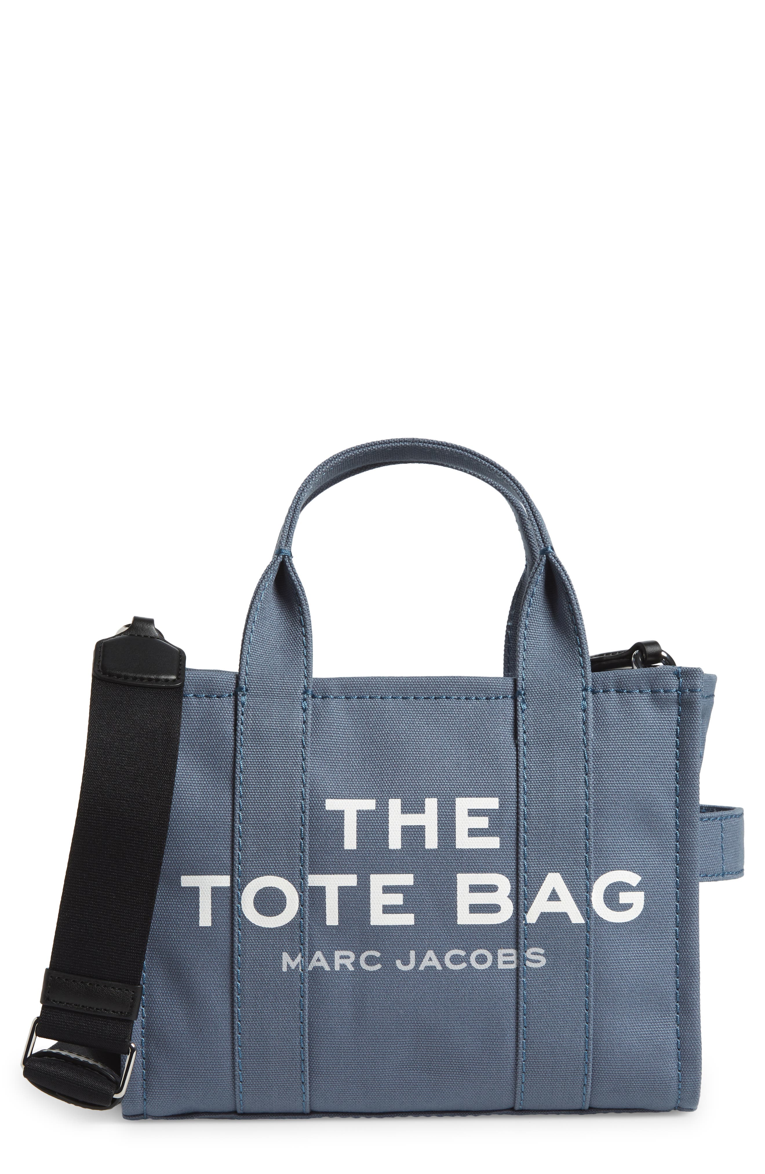 Marc Jacobs Mini Traveler Canvas Tote in Blue Shadow at Nordstrom