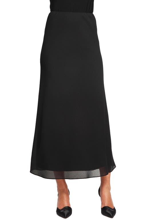1920s Skirts, Gatsby Skirts, Vintage Pleated Skirts Alex Evenings Georgette A-Line Skirt in Black at Nordstrom Size Medium $85.00 AT vintagedancer.com