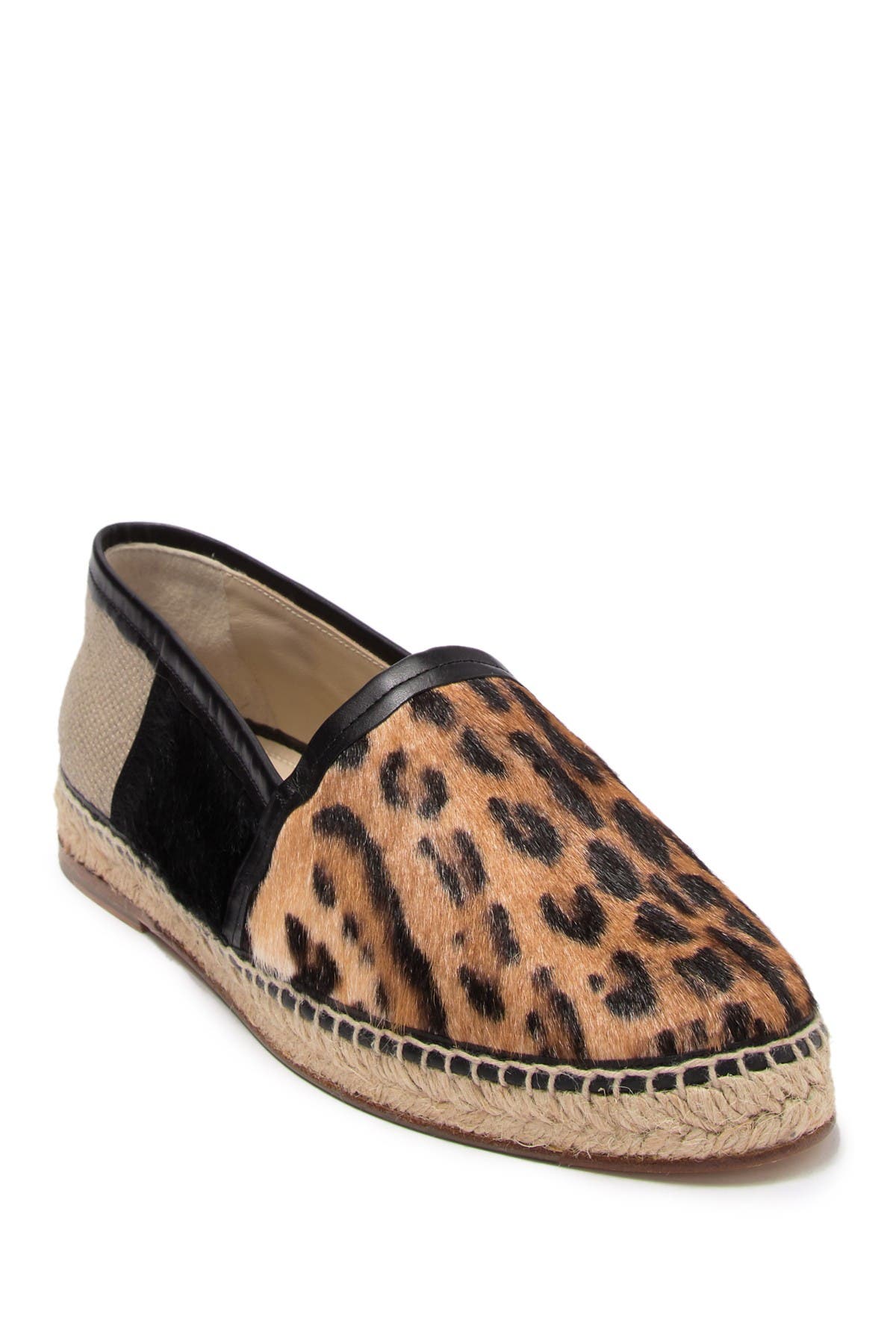 leopard calf hair shoes