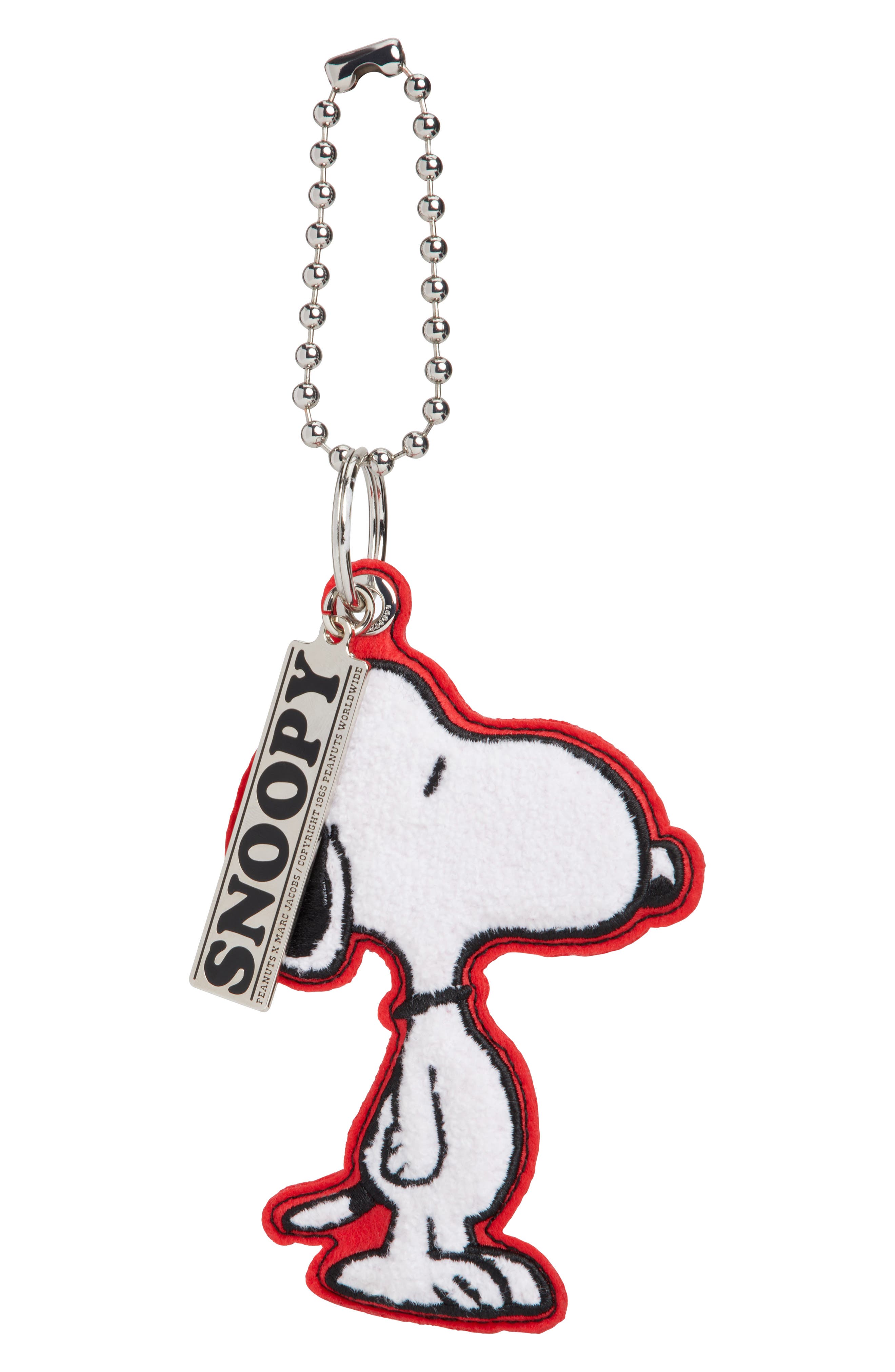 MARC JACOBS x Peanuts® Snoopy Chenille Bag Charm Nordstrom