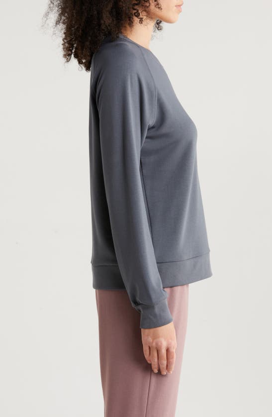 Shop Free Fly Lightweight Fleece Sweatshirt In Storm Cloud