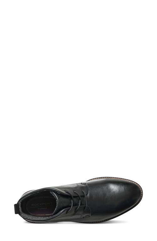 Rockport Caspe Lace-up Boot In Black