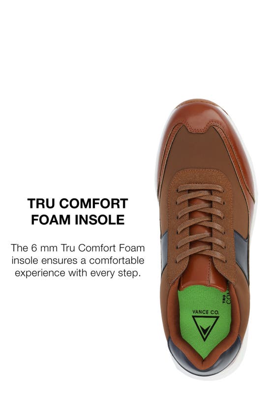 Vance Co. Thomas Tru Comfort Sneaker In Brown