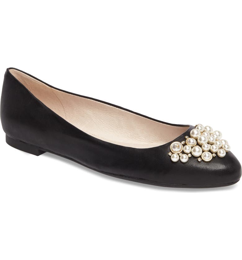 Louise et Cie Arella Imitation Pearl Embellished Flat (Women) | Nordstrom