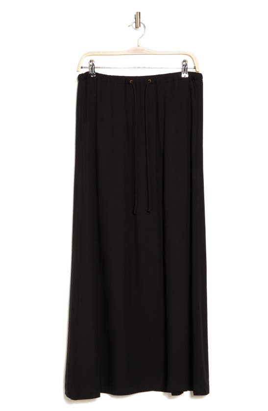 Melrose And Market Drawstring Trumpet Skirt In Black