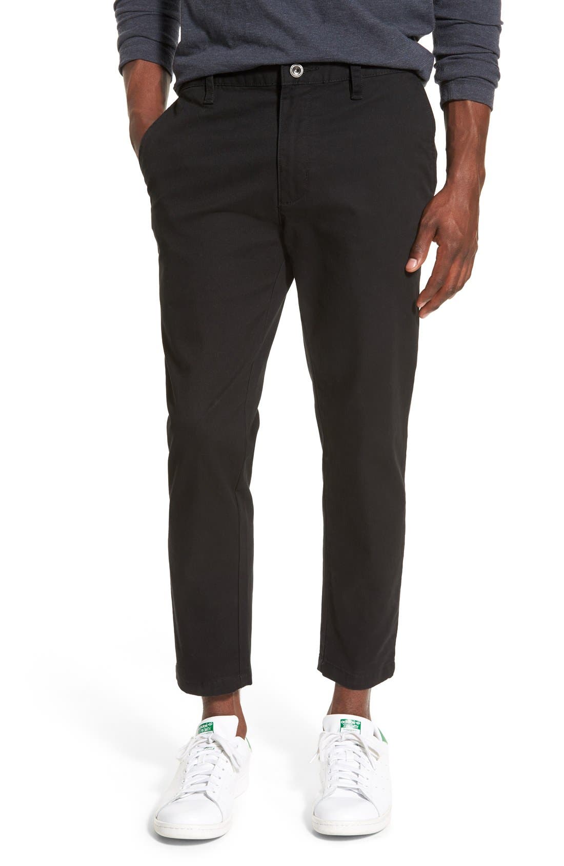 rvca hitcher cropped taper pants