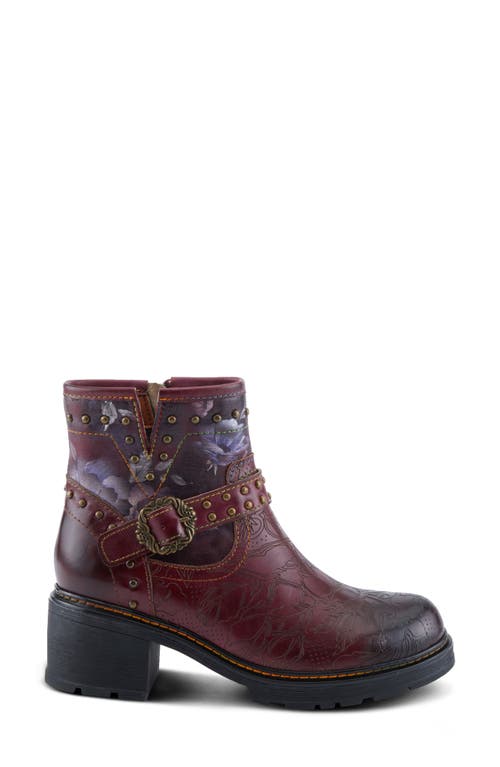 Shop L'artiste By Spring Step Branchout Platform Bootie In Bordeaux Multi