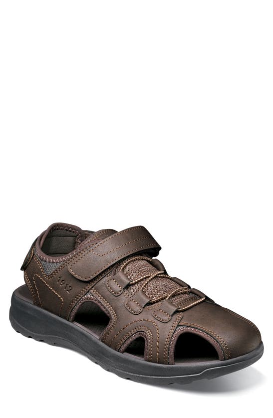 Shop Nunn Bush Huck Sport Sandal In Brown