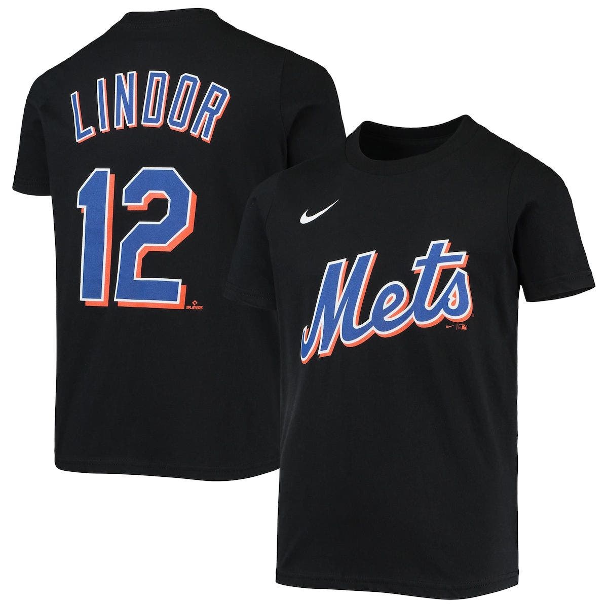 mets lindor black jersey