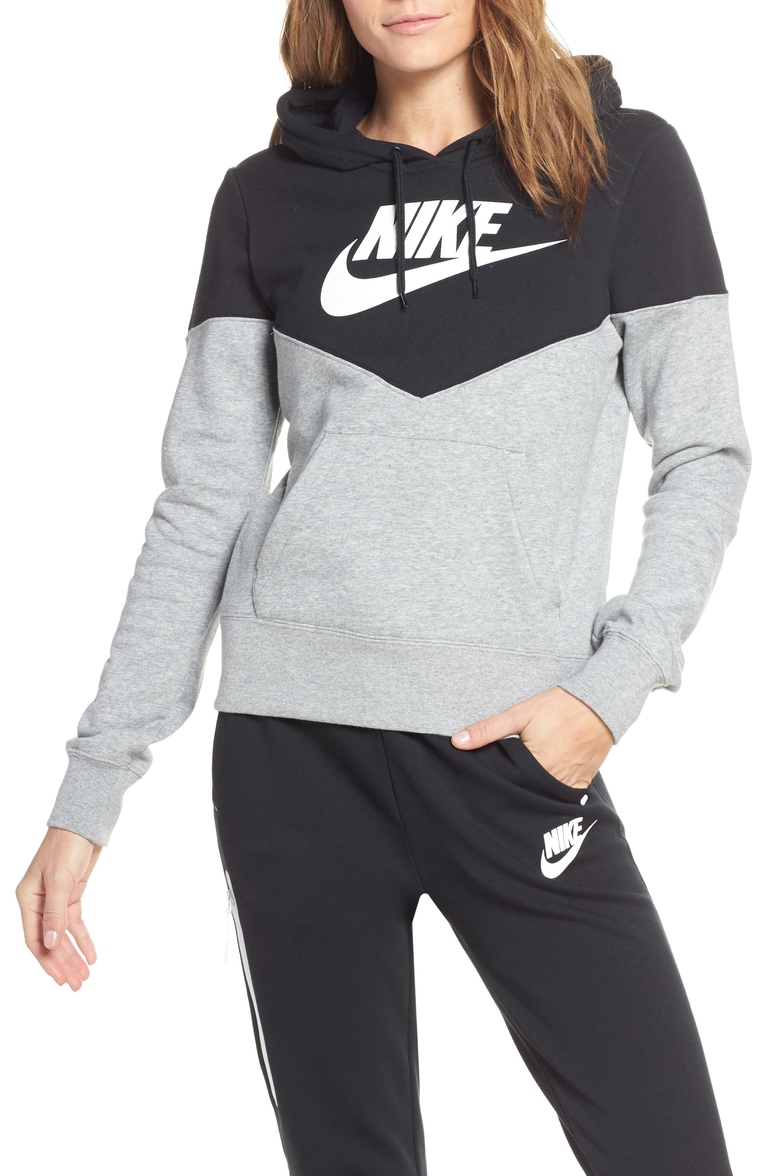 nike sportswear heritage fleece sweatshirt