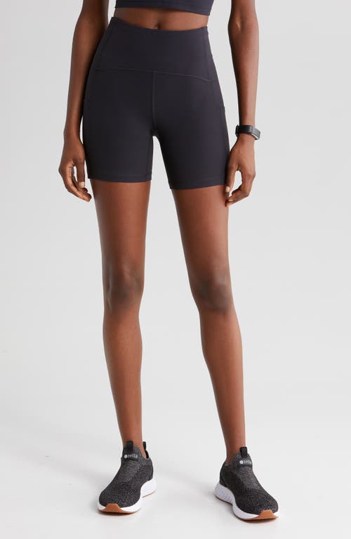 zella Studio Luxe Pocket Bike Shorts at Nordstrom,