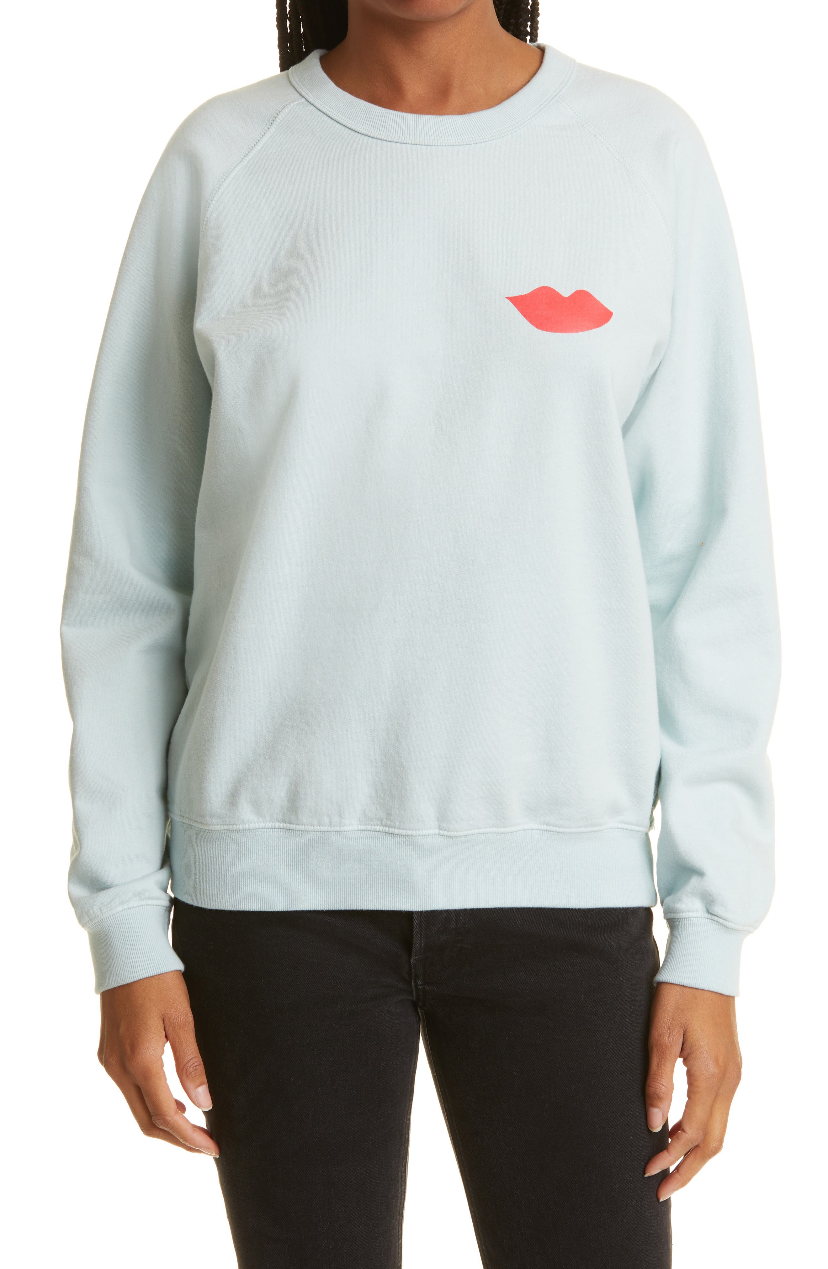 cotton graphic sweatshirt