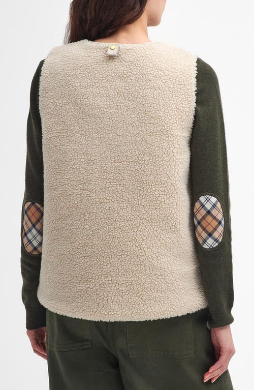 Barbour Dulsie Liner Gillet In Ecru/ancient