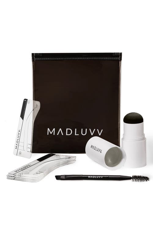 Shop Madluvv Brow Stamp Kit In Light Grey