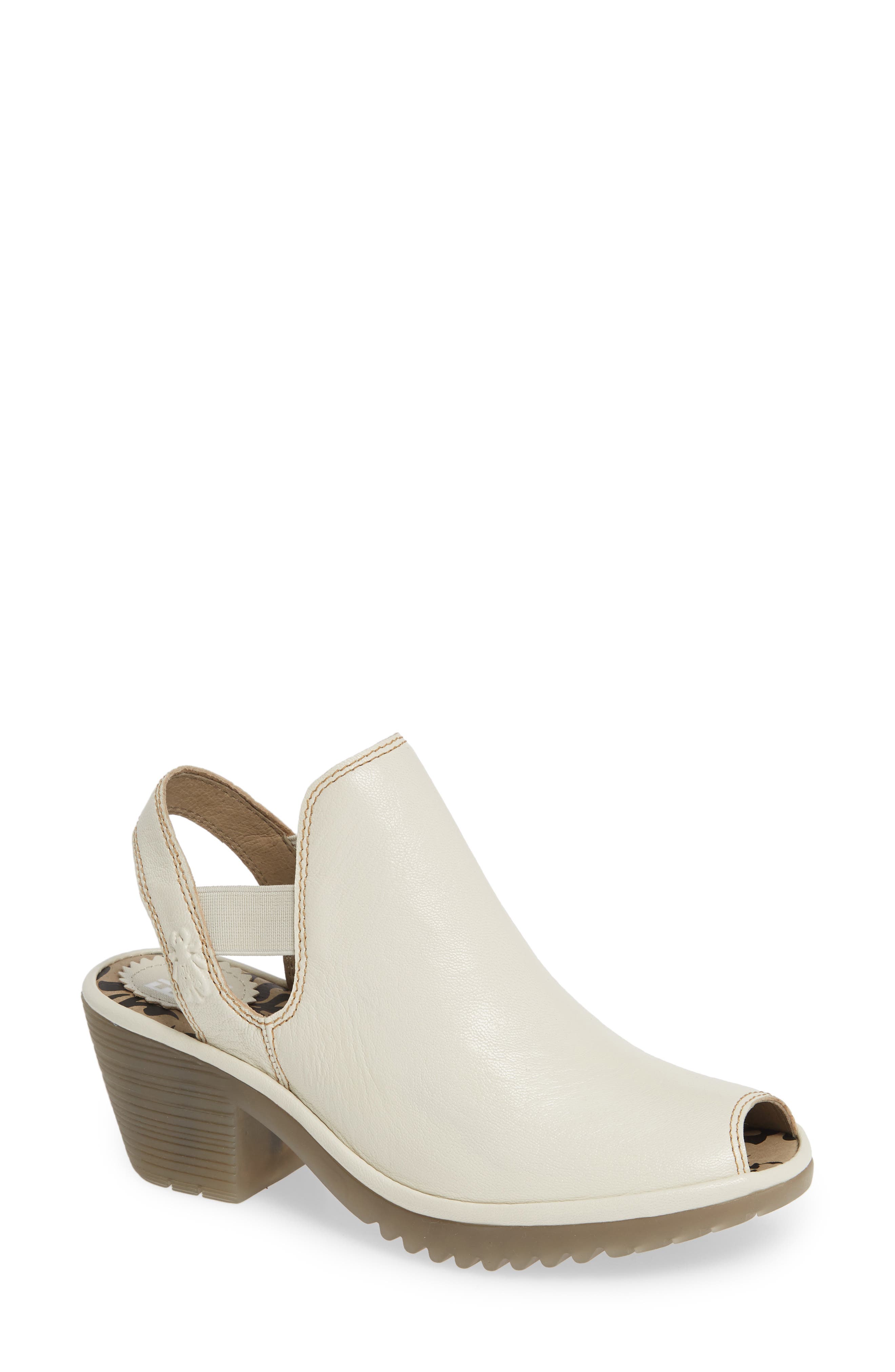 Fly London Wari Slingback Bootie, Ivory