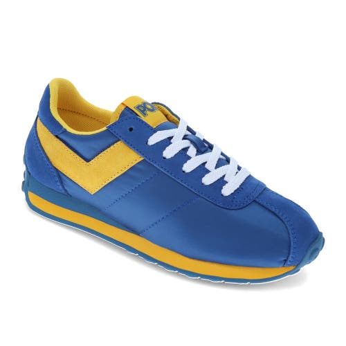 Pony Run 78 Sneakers In Blue/yellow