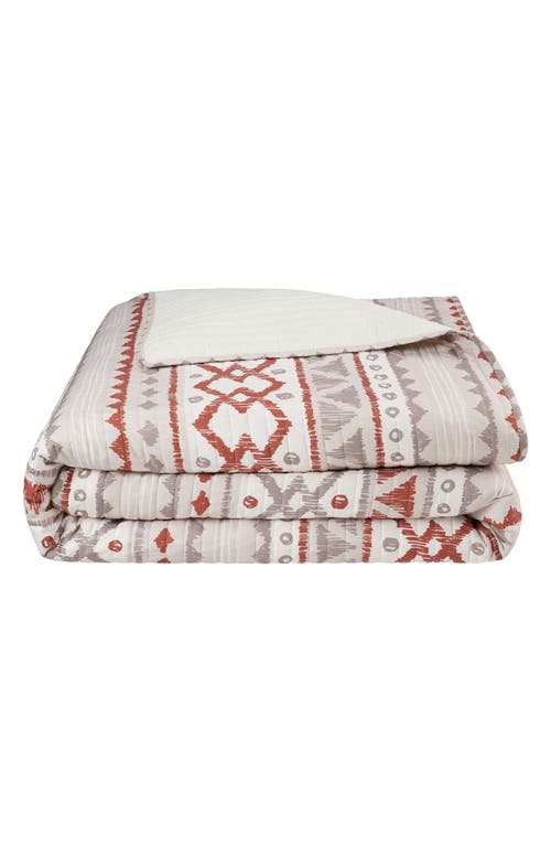 Shop French Connection Adair Quilt & Sham Set In Natural/rust