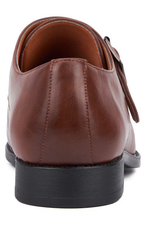 X-ray Footwear Men's Riley Monk Strap Dress Shoe In Cognac