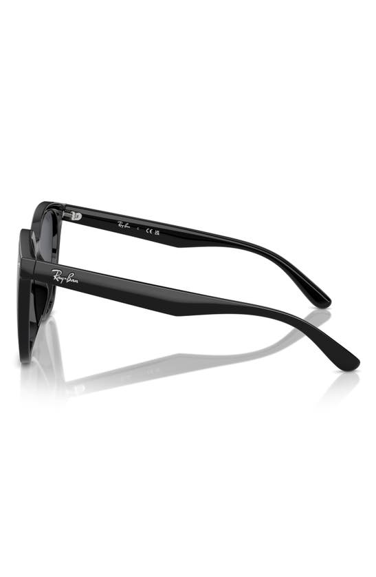 Ray Ban 66mm Oversize Irregular Sunglasses In Black