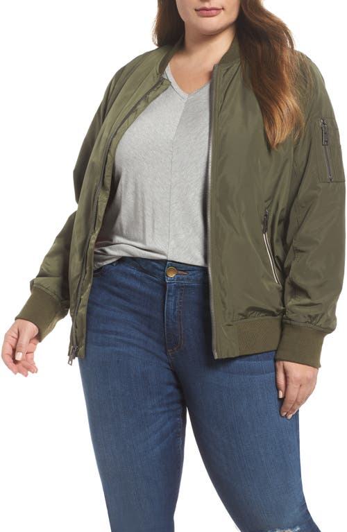 levi's Bomber Jacket in Army Green