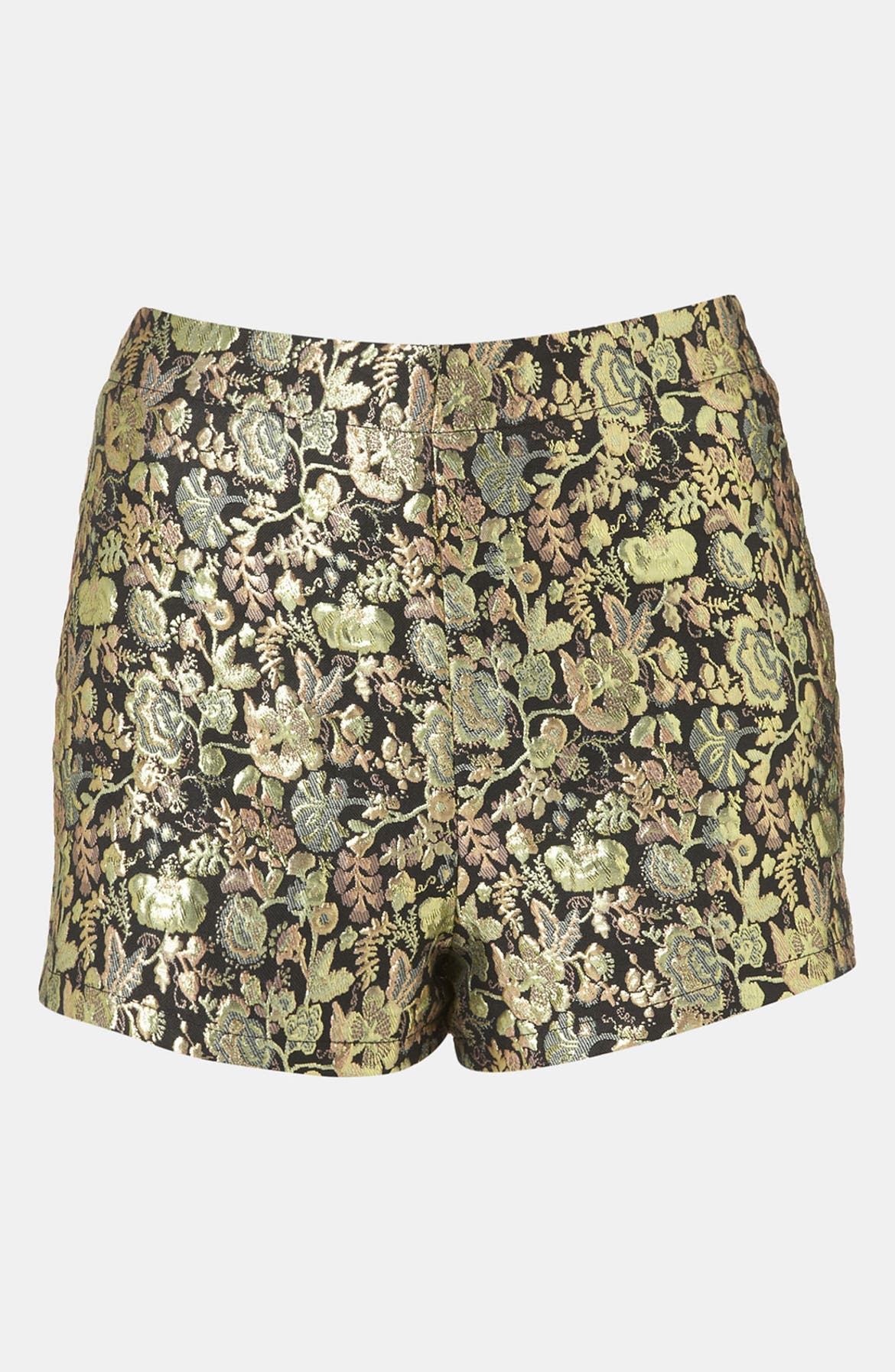 Topshop Metallic Jacquard Shorts | Nordstrom