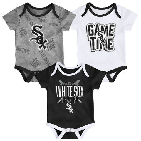 Outerstuff Infant Heather Gray Boston Red Sox Extra Base Hit Raglan Full-Snap Romper at Nordstrom, Size 24 M