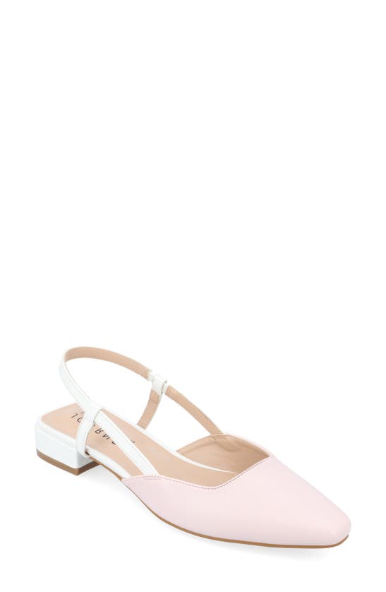 Journee Collection Paislee Slingback Pump In Pink