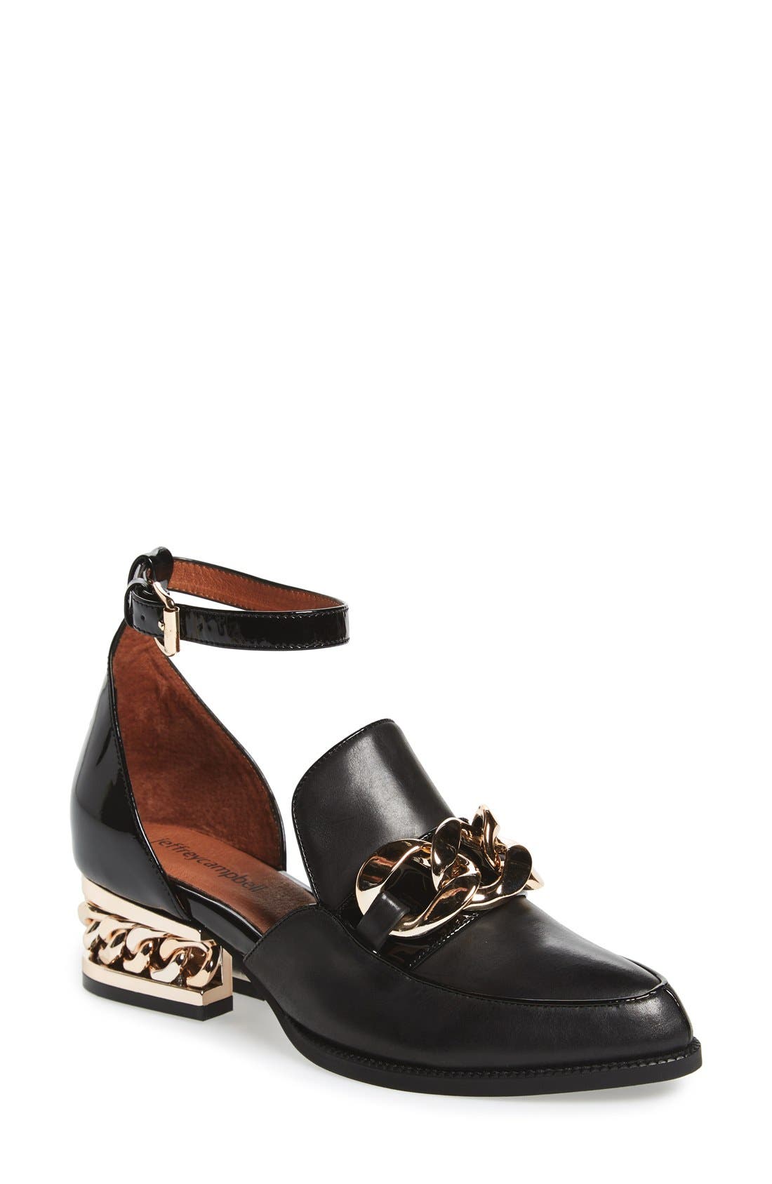 Jeffrey Campbell 'Walden' Ankle Strap Loafer (Women) Nordstrom