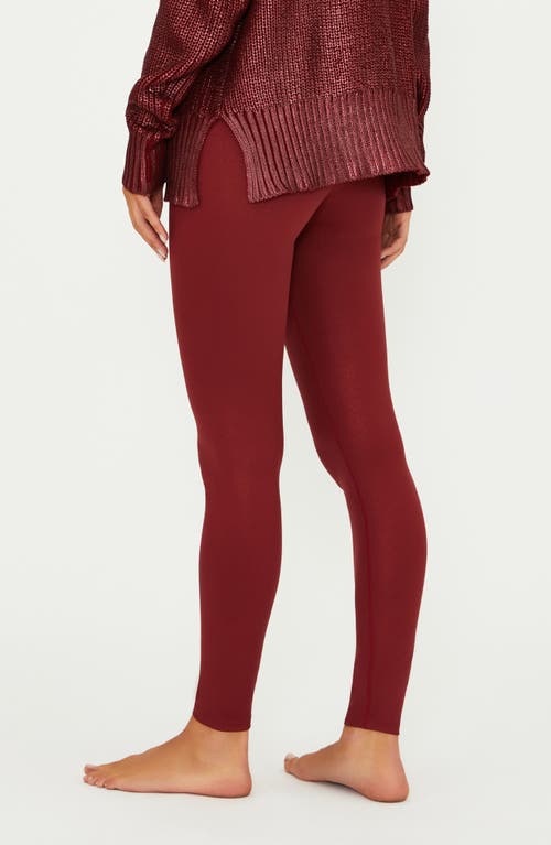 Shop Beach Riot Piper Leggings In Merlot