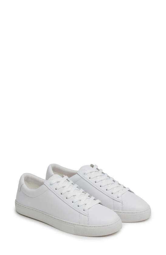 Shop 7 For All Mankind Leather Cupsole Sneaker In White
