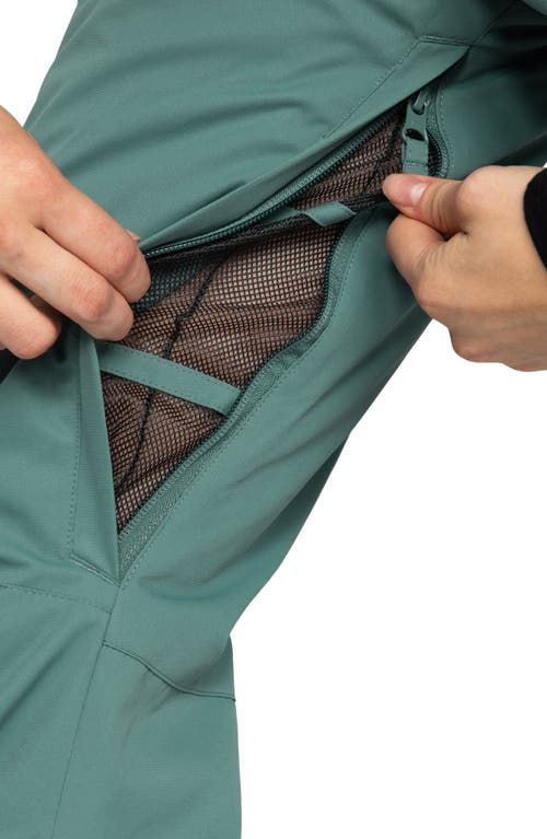Roxy Rising High Waterproof Shell Snow Pants In Wild Wind