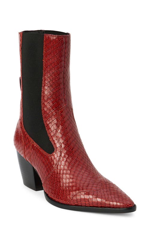 MATISSE MATISSE KEITH LIZARD EMBOSSED CHELSEA BOOT 